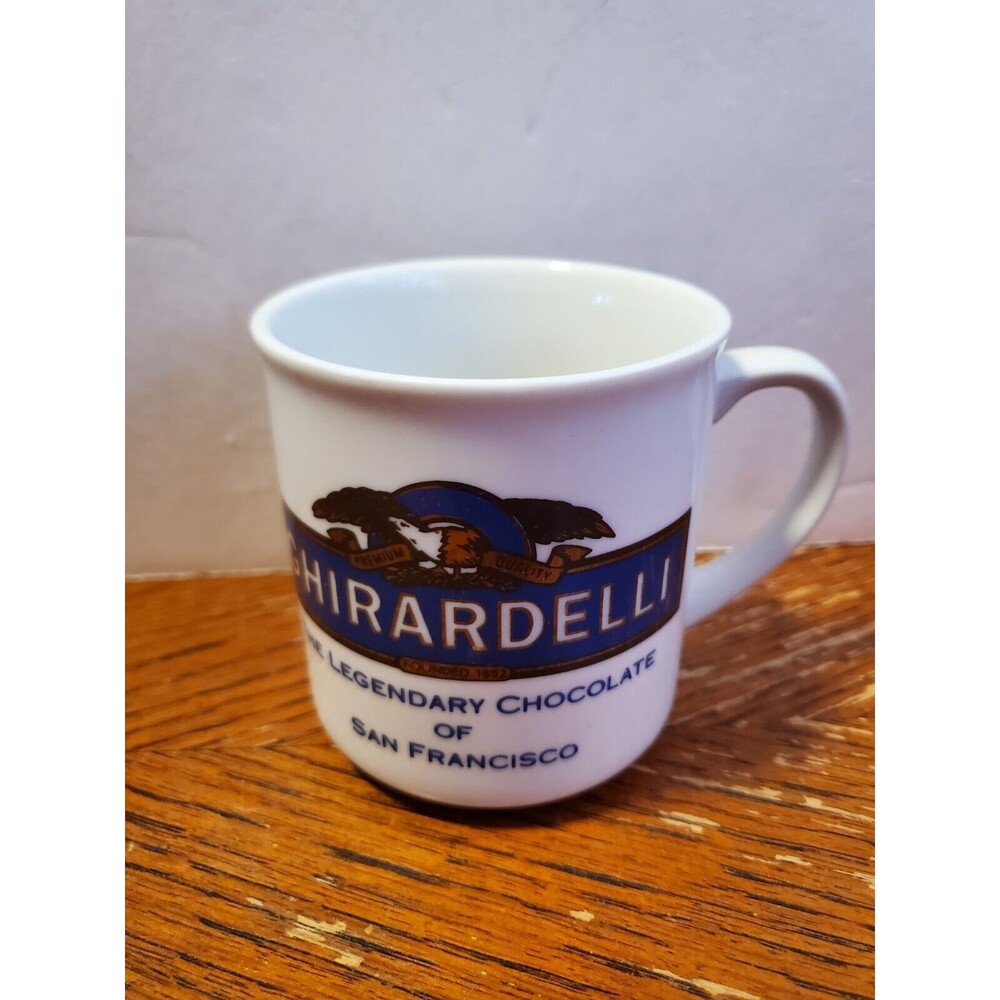 Ghirardelli Legendary Chocolate Of San Francisco Mug 3.5” Height EUC
